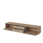 Szafka RTV Lolly 180 2D2SZ dąb olejowany