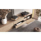 Szafka RTV Lolly 180 2D2SZ dąb olejowany