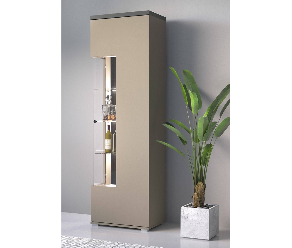 Witryna Simon 55 1D antracyt/congo