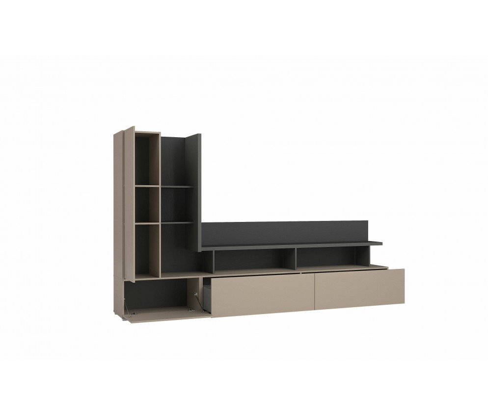 Meblościanka Simon 270 antracyt/congo