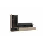 Meblościanka Simon 270 antracyt/congo