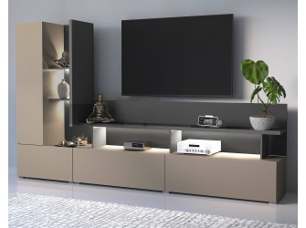 Meblościanka Simon 270 antracyt/congo