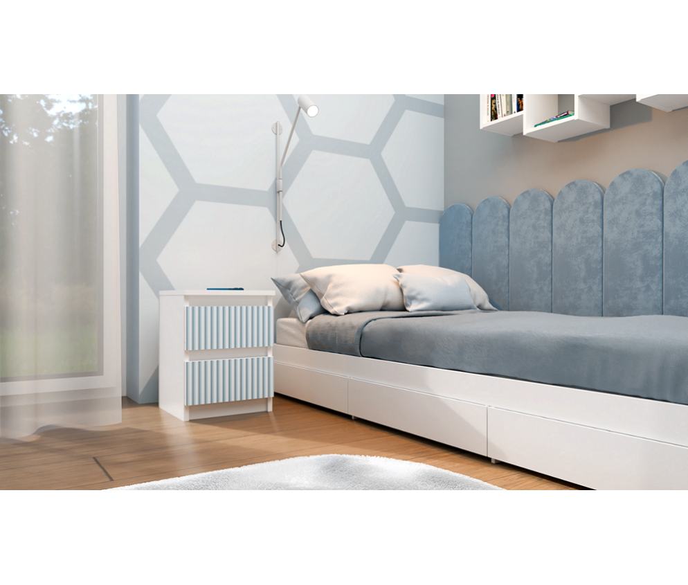 Szafka nocna Malwa M2 ARTESO BLUE / Niebieski