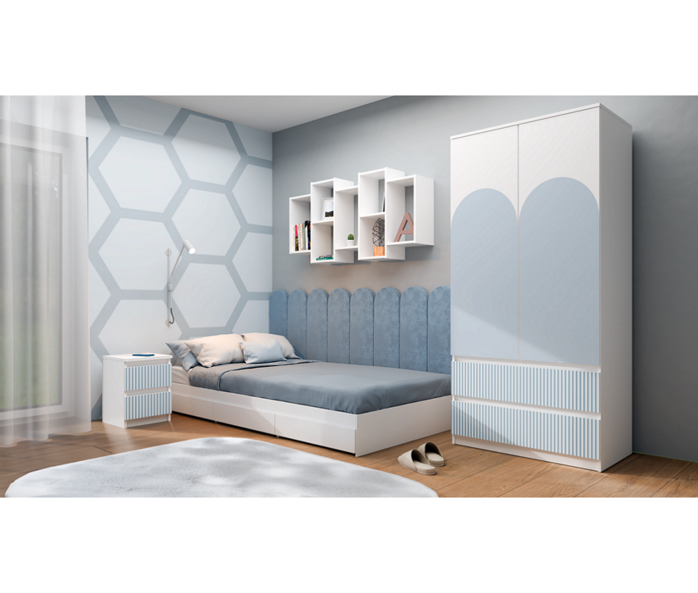 Szafka nocna Malwa M2 ARTESO BLUE / Niebieski