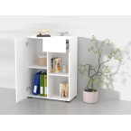 Regał do Biurka Anna 1D1S 65 Biały