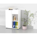 Regał do Biurka Anna 1D1S 65 Biały