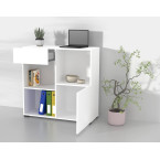 Regał do Biurka Anna 1D1S 90 Biały