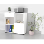 Regał do Biurka Anna 1D1S 90 Biały