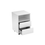 Biurko z kontenerkiem Anna 2S 130 Biały