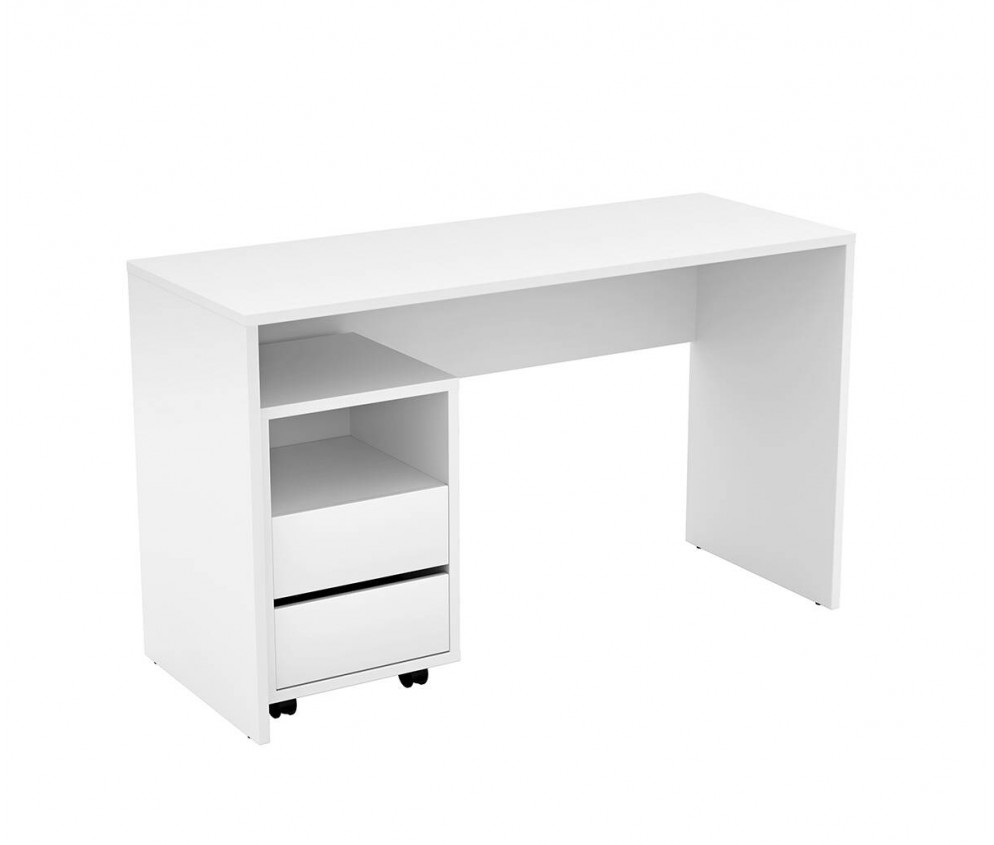 Biurko z kontenerkiem Anna 2S 130 Biały
