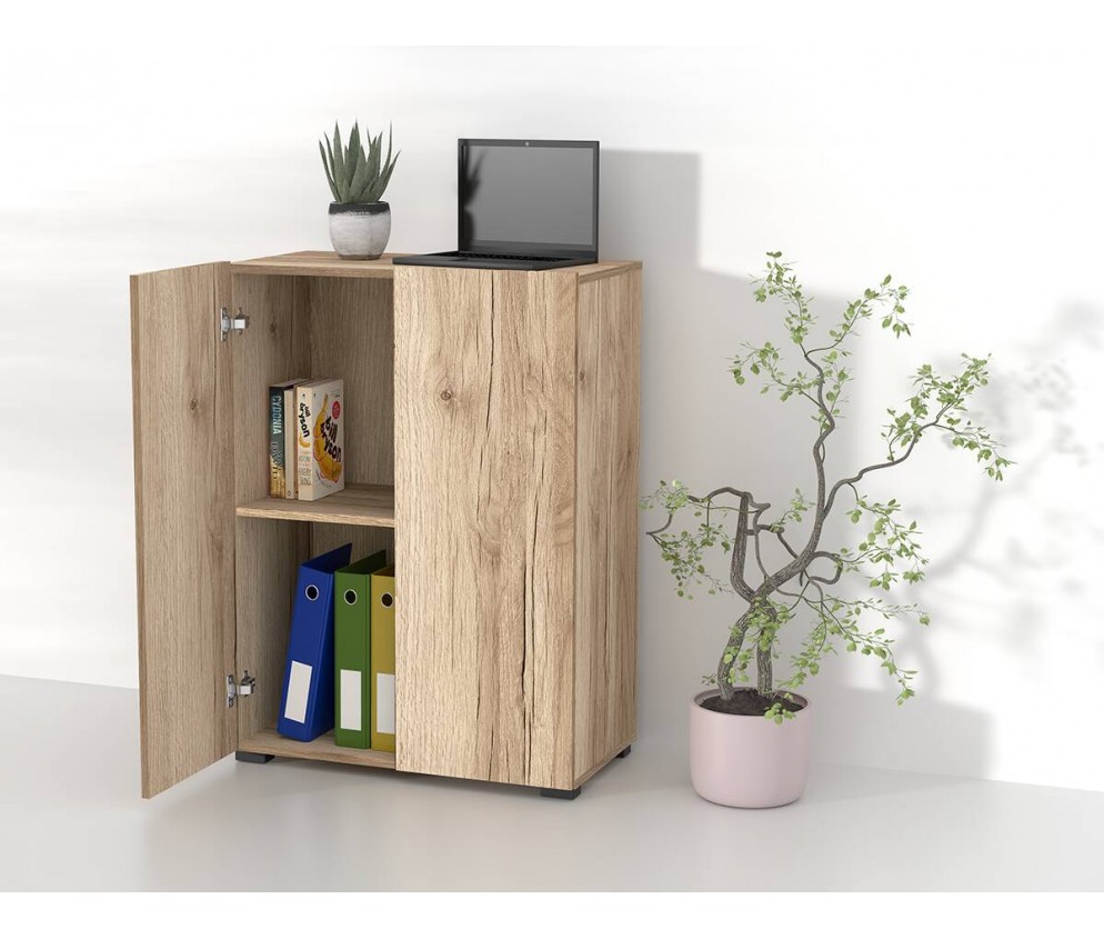 Komoda do Biurka Anna 2D 65 Dąb Grand