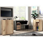 Regał do Biurka Anna 1D1S 65 Dąb Grand