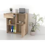 Regał do Biurka Anna 1D1S 90 Dąb Grand