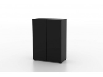 Komoda do Biurka Anna 2D 65 Czarny Onyks