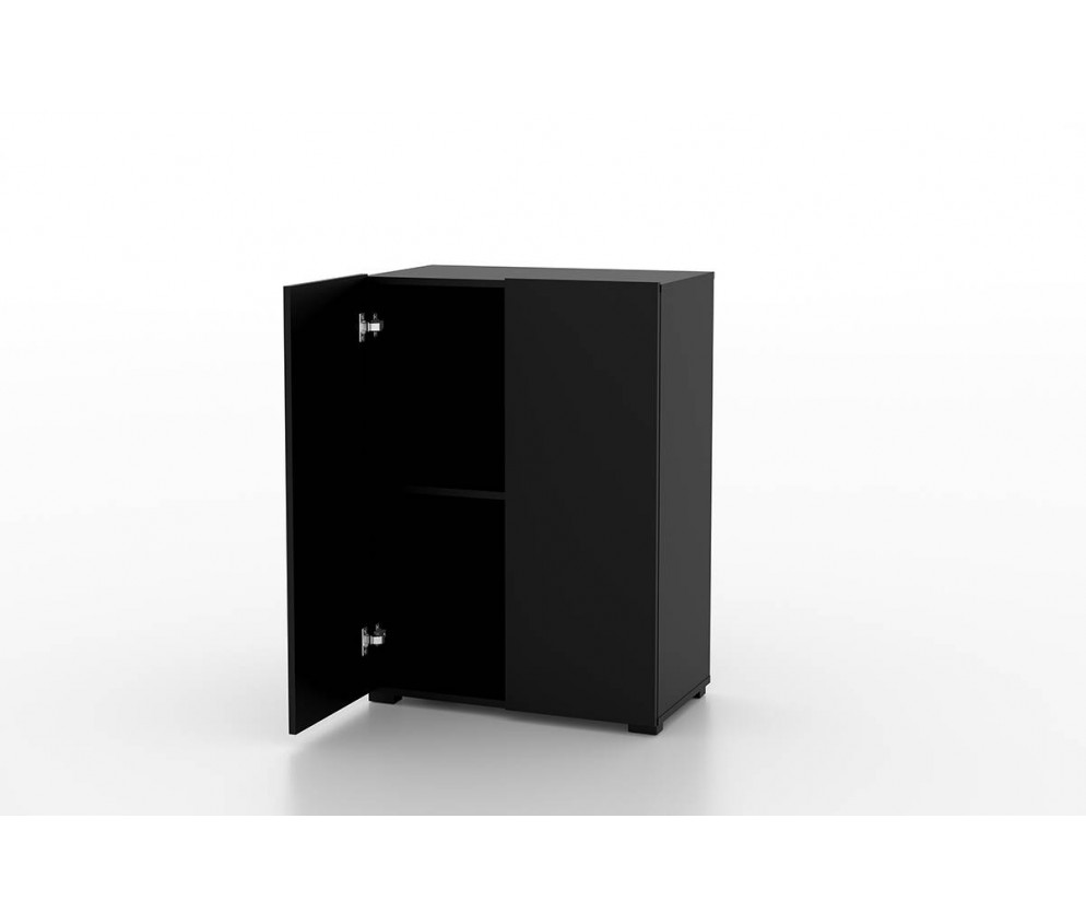 Komoda do Biurka Anna 2D 65 Czarny Onyks