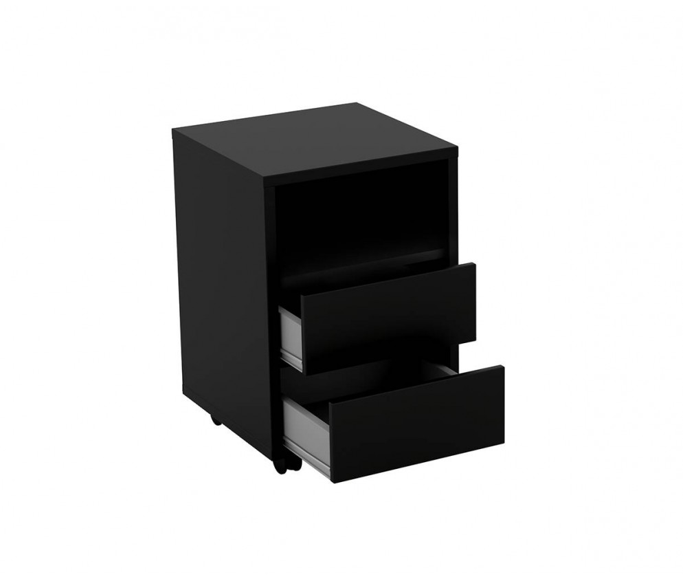 Kontenerek do Biurka Anna 2S 40 Czarny Onyks
