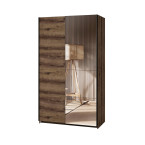 Szafa przesuwna Majka 120 Dąb Monastery z lustrem