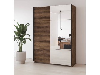 Szafa przesuwna Majka 150 Dąb Monastery z lustrem