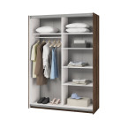 Szafa przesuwna Majka 150 Dąb Monastery z lustrem