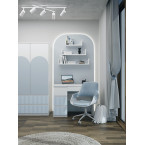 Biurko Mijas LEWE ARTESO BLUE Niebieski