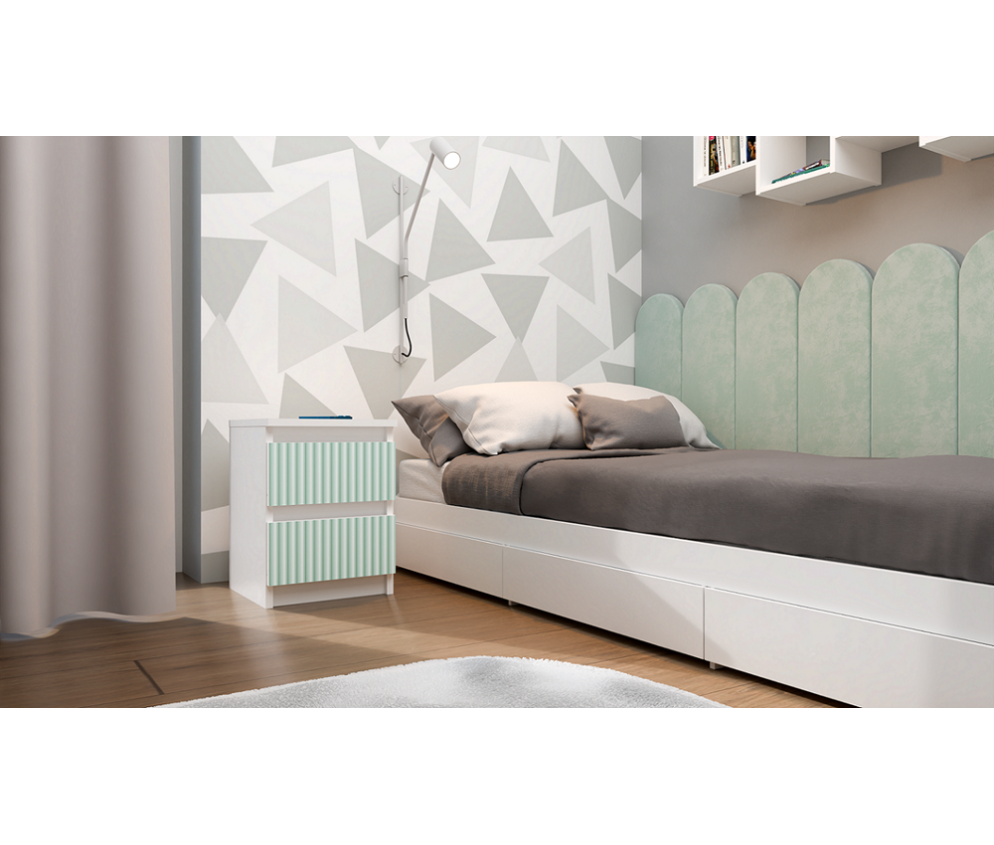 Szafka nocna Malwa M2 ARTESO MINT / Miętowy