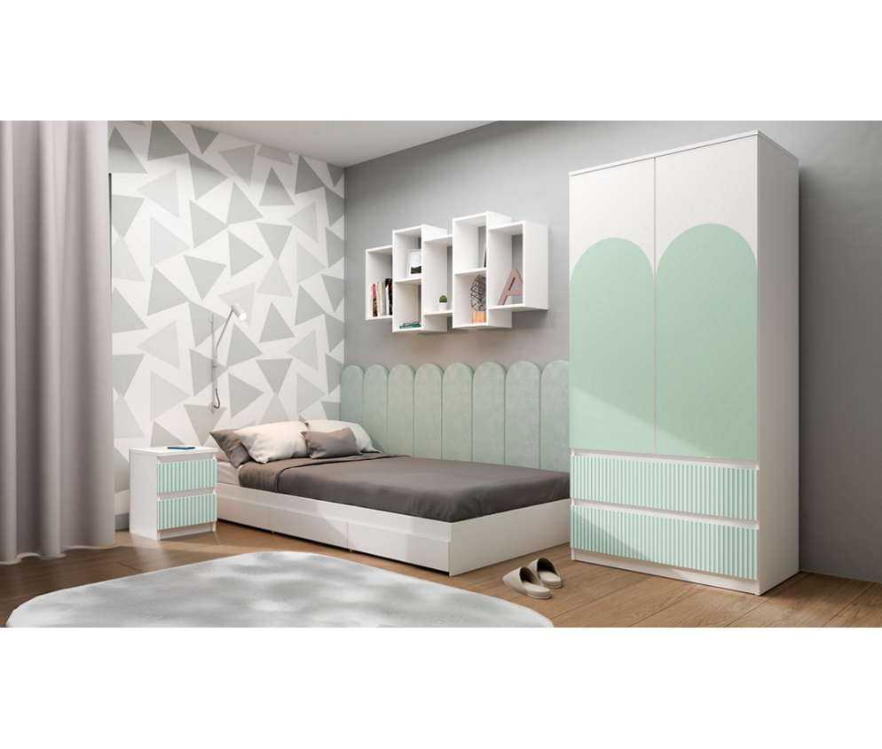 Szafka nocna Malwa M2 ARTESO MINT / Miętowy