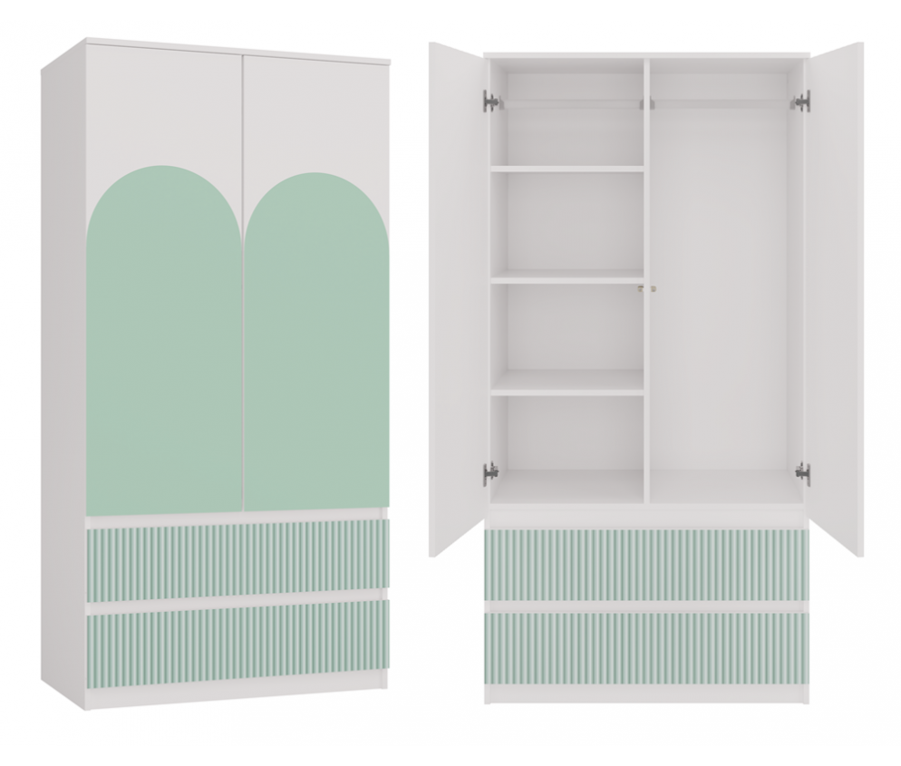 Szafa Malwa SS-90 Arteso Zielony Miętowy