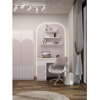 Biurko Mijas LEWE ARTESO PINK Różowy