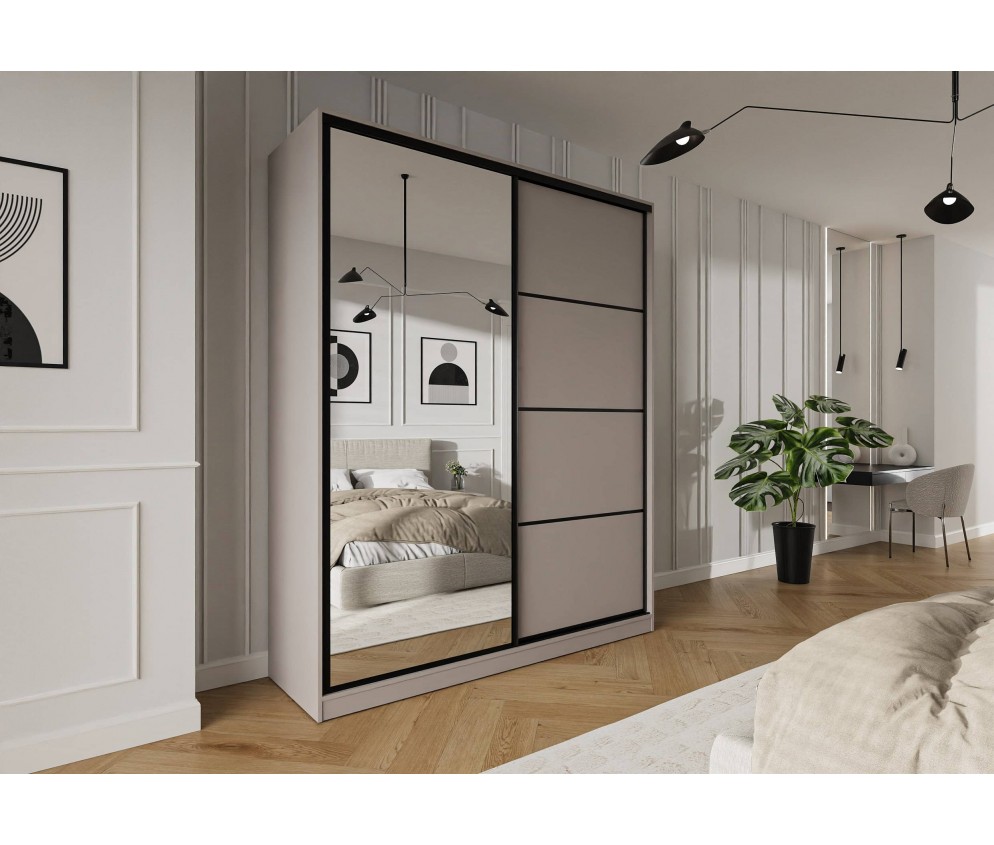 Szafa przesuwna Trend 6 180 Kaszmir