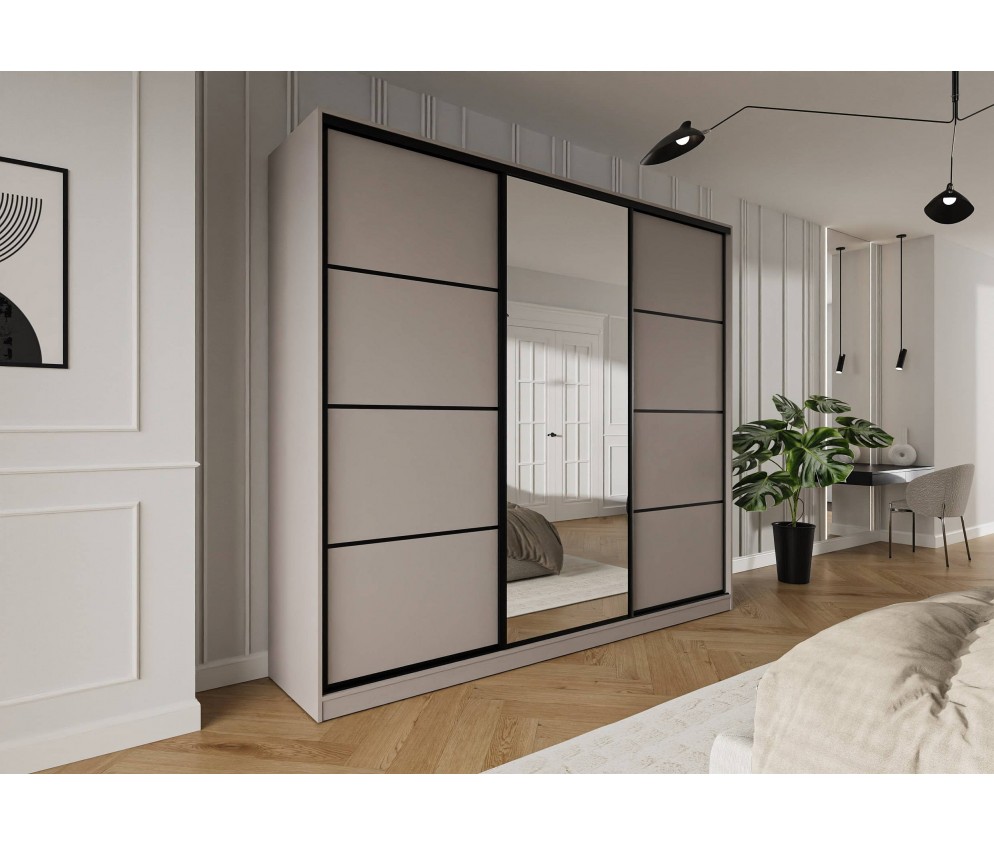 Szafa przesuwna Trend 6 275 Kaszmir