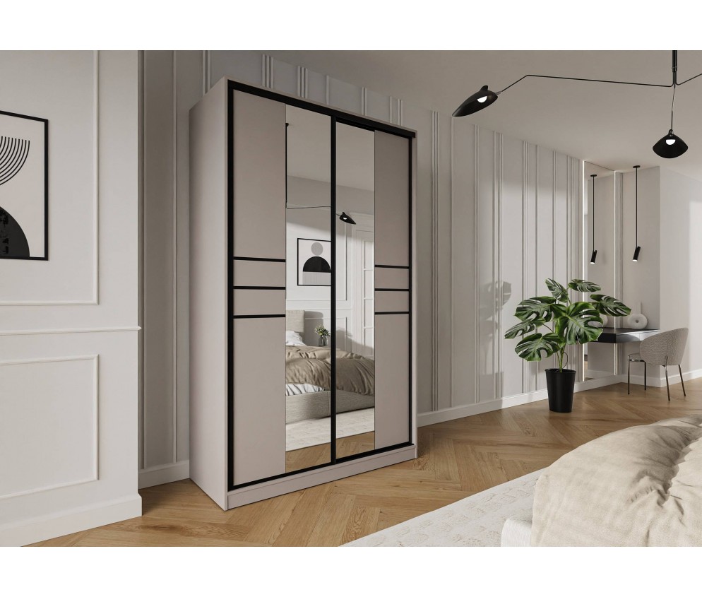 Szafa przesuwna Trend 8 150 Kaszmir