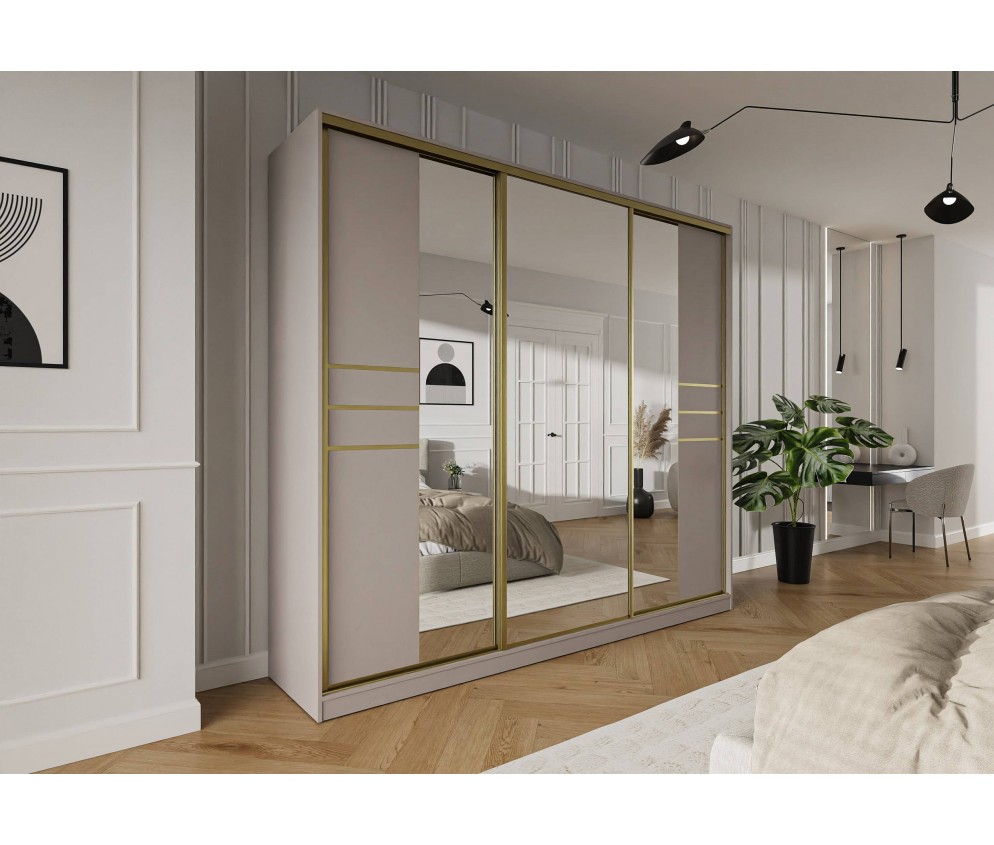 Szafa przesuwna Trend 8 250 Kaszmir