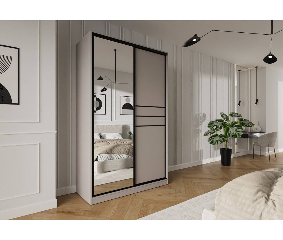 Szafa przesuwna Trend 9 150 Kaszmir