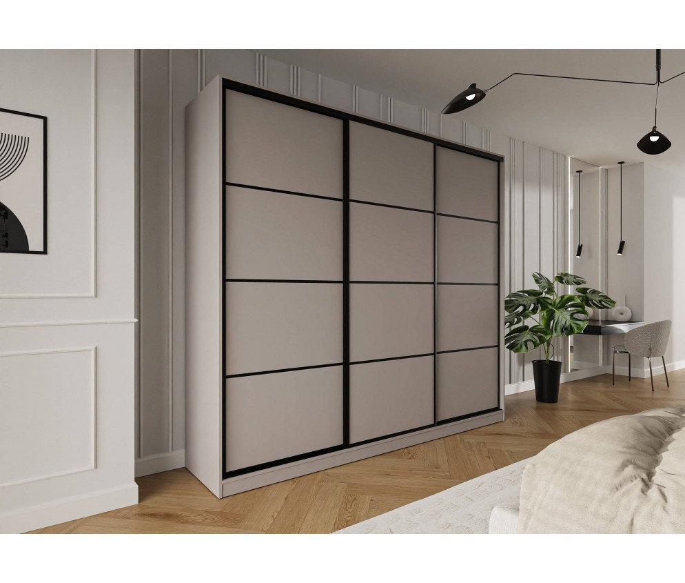 Szafa przesuwna Trend 3 250 Kaszmir