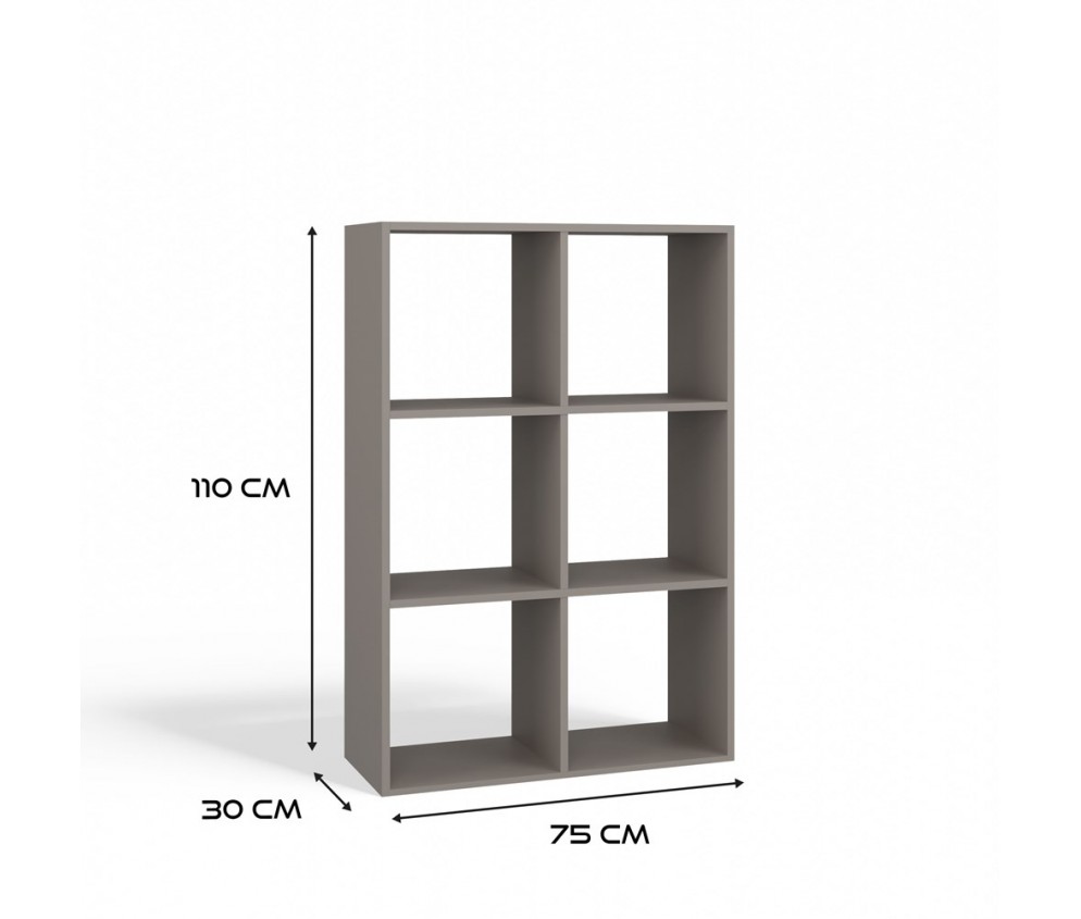 Regał Malax 2X3 GLINA