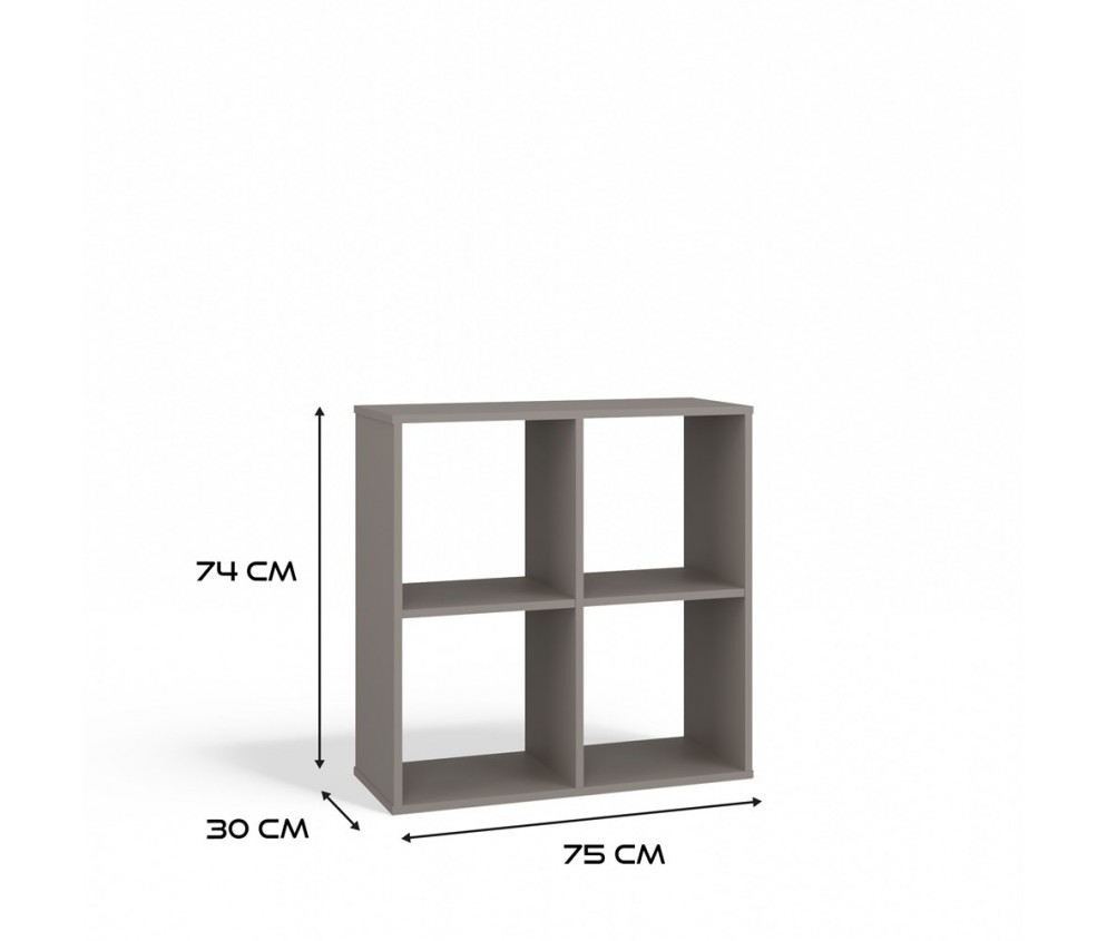 Regał Malax 2x2 GLINA