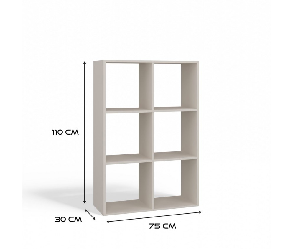 Regał Malax 2X3 KASZMIR