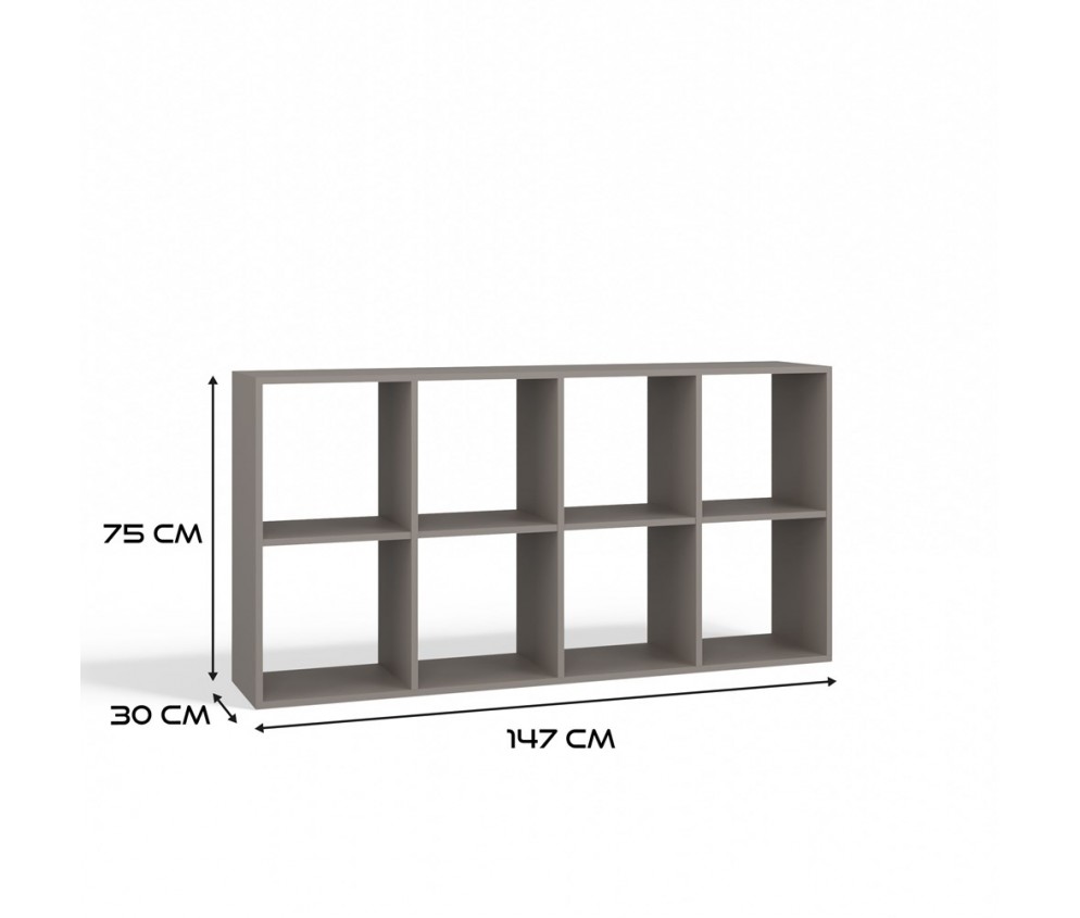 Regał Malax 2X4 GLINA