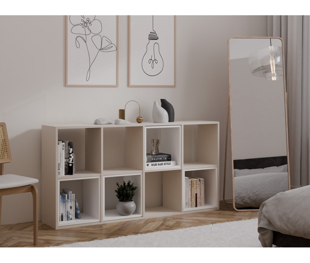 Regał Malax 2X4 KASZMIR