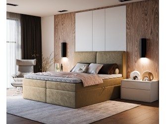 Łóżko kontynentalne Terra 9