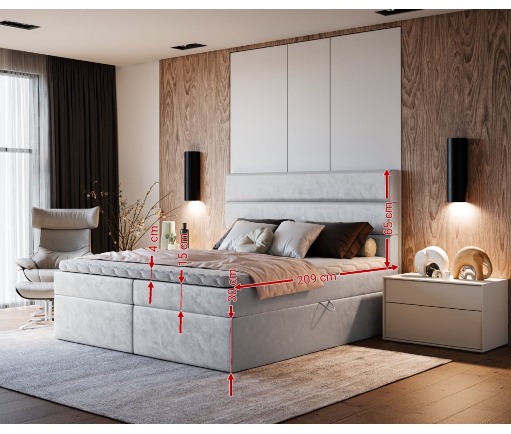 Łóżko kontynentalne Terra 4