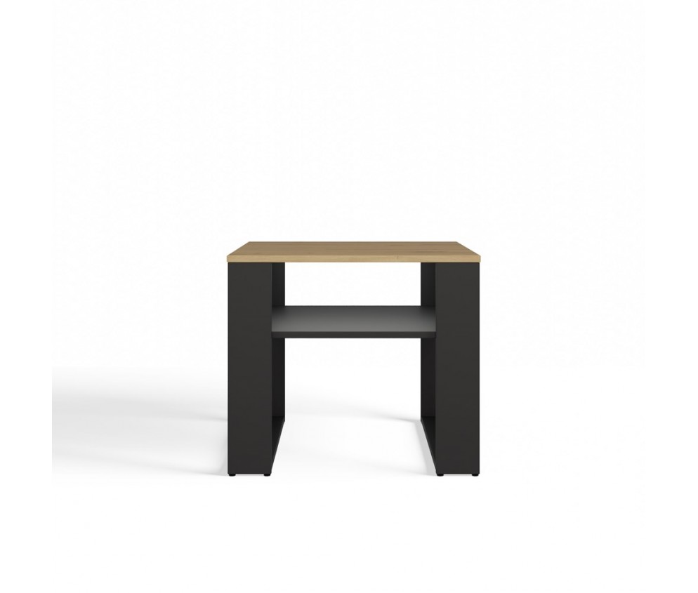 Ława Modern 2P MINI SLIM DĄB ARTISAN CZARNY