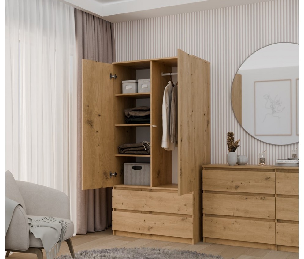 Szafa Malwa SS-90 DĄB ARTISAN