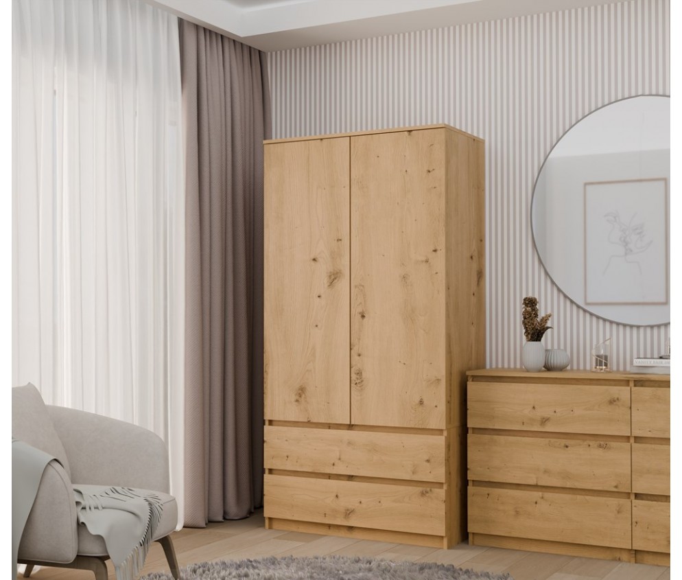 Szafa Malwa SS-90 DĄB ARTISAN