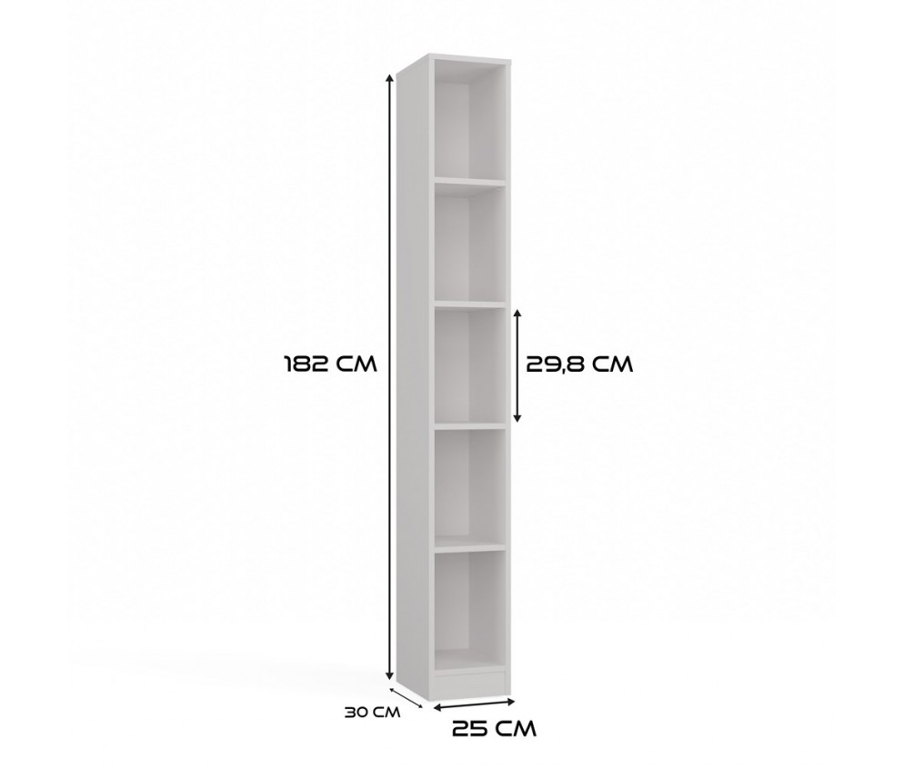 Regał Onyx R25 BIAŁY