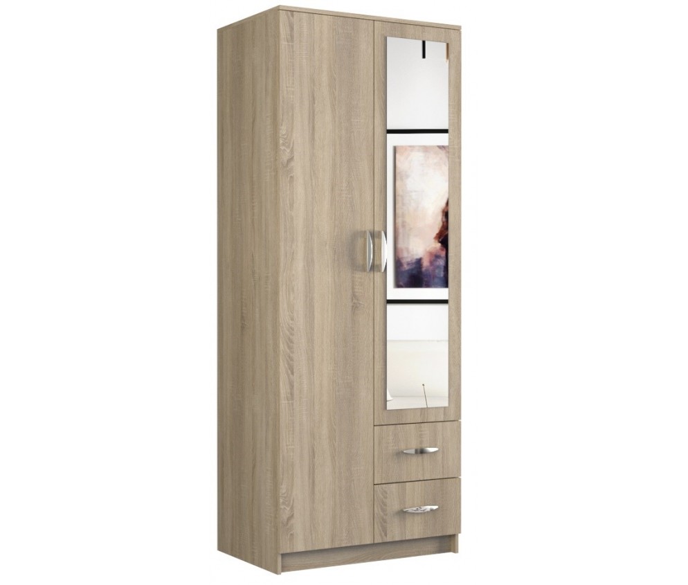 Szafa Romana 80 LUSTRO DĄB SONOMA