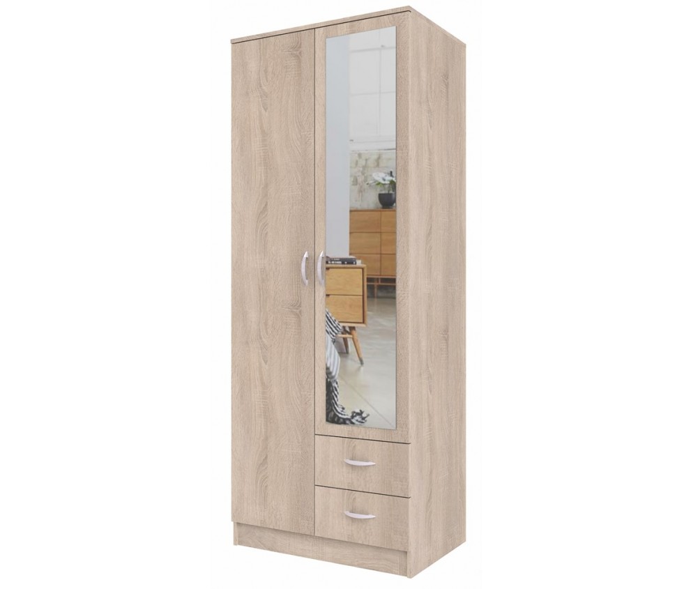 Szafa Romana 80 LUSTRO DĄB SONOMA