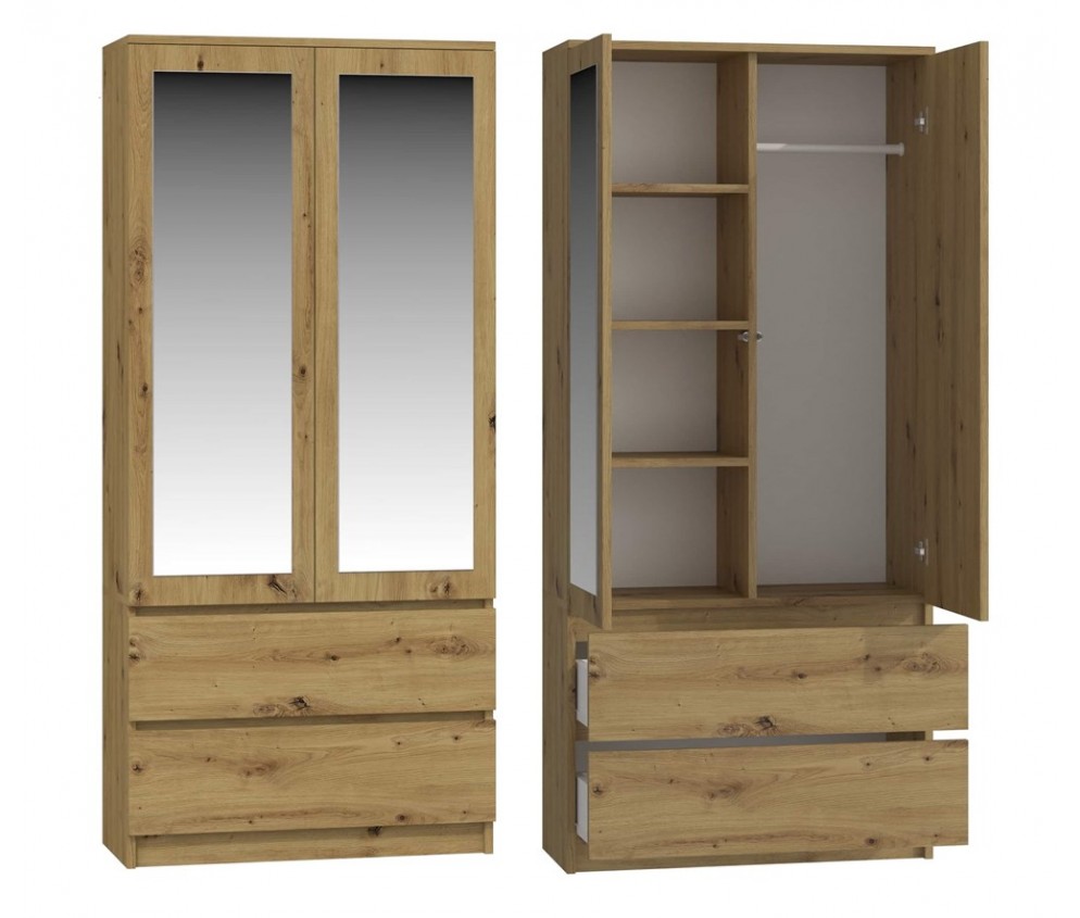 Szafa Malwa SS-90L DĄB ARTISAN