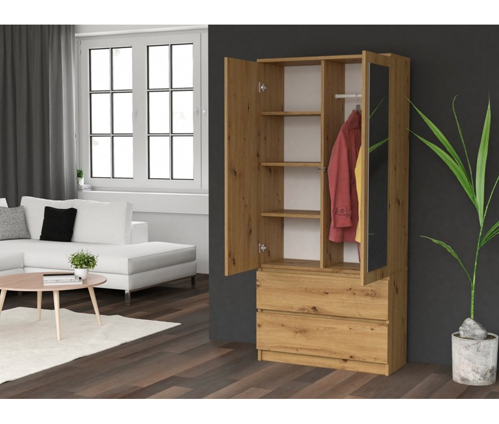 Szafa Malwa SS-90L DĄB ARTISAN