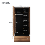 Szafa dzielona BORGA BG-01